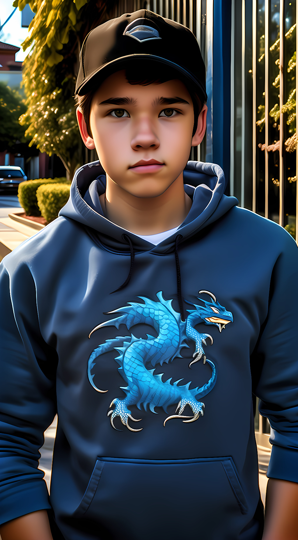 ai character: Fredward Benson background