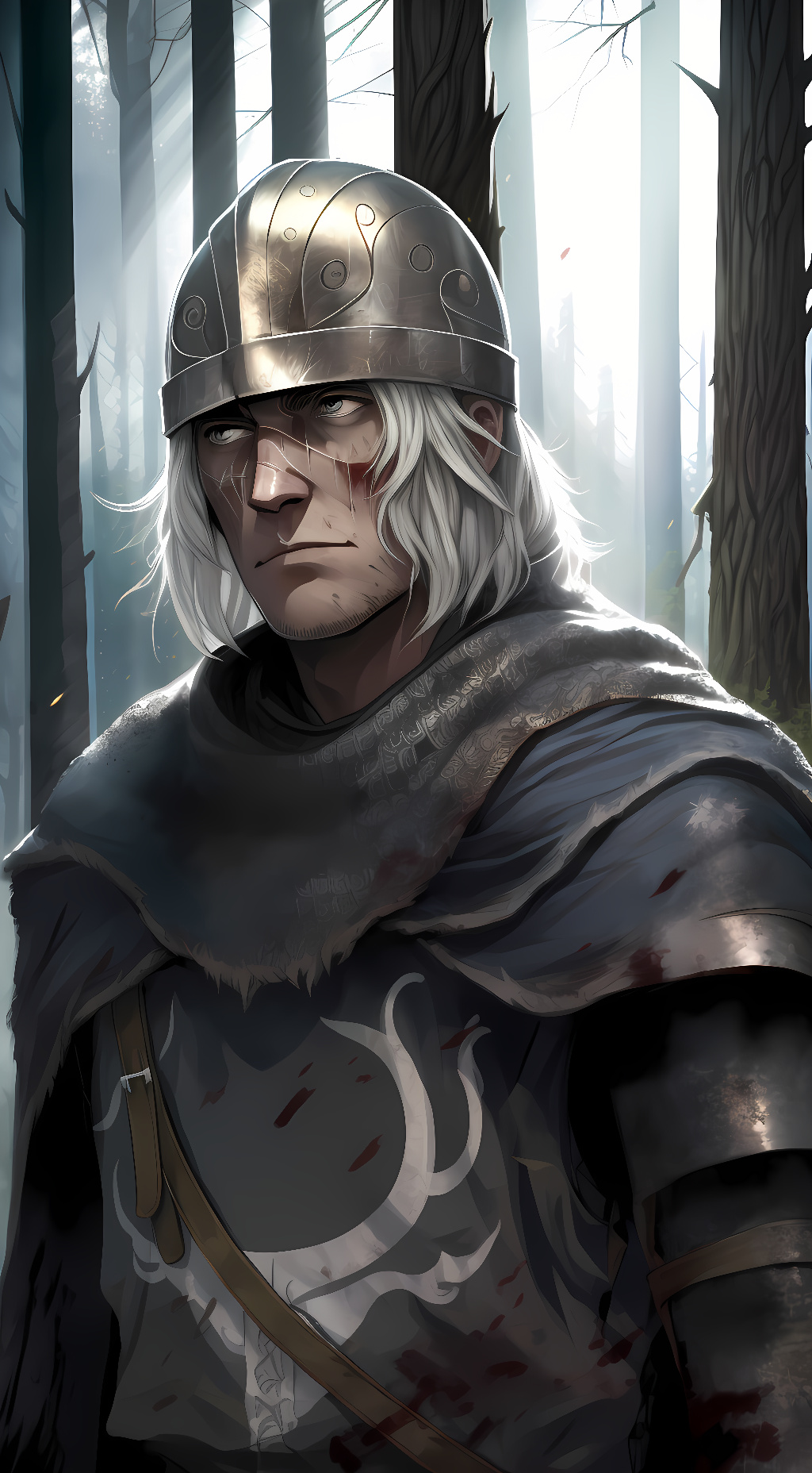 ai character: Creighton  background