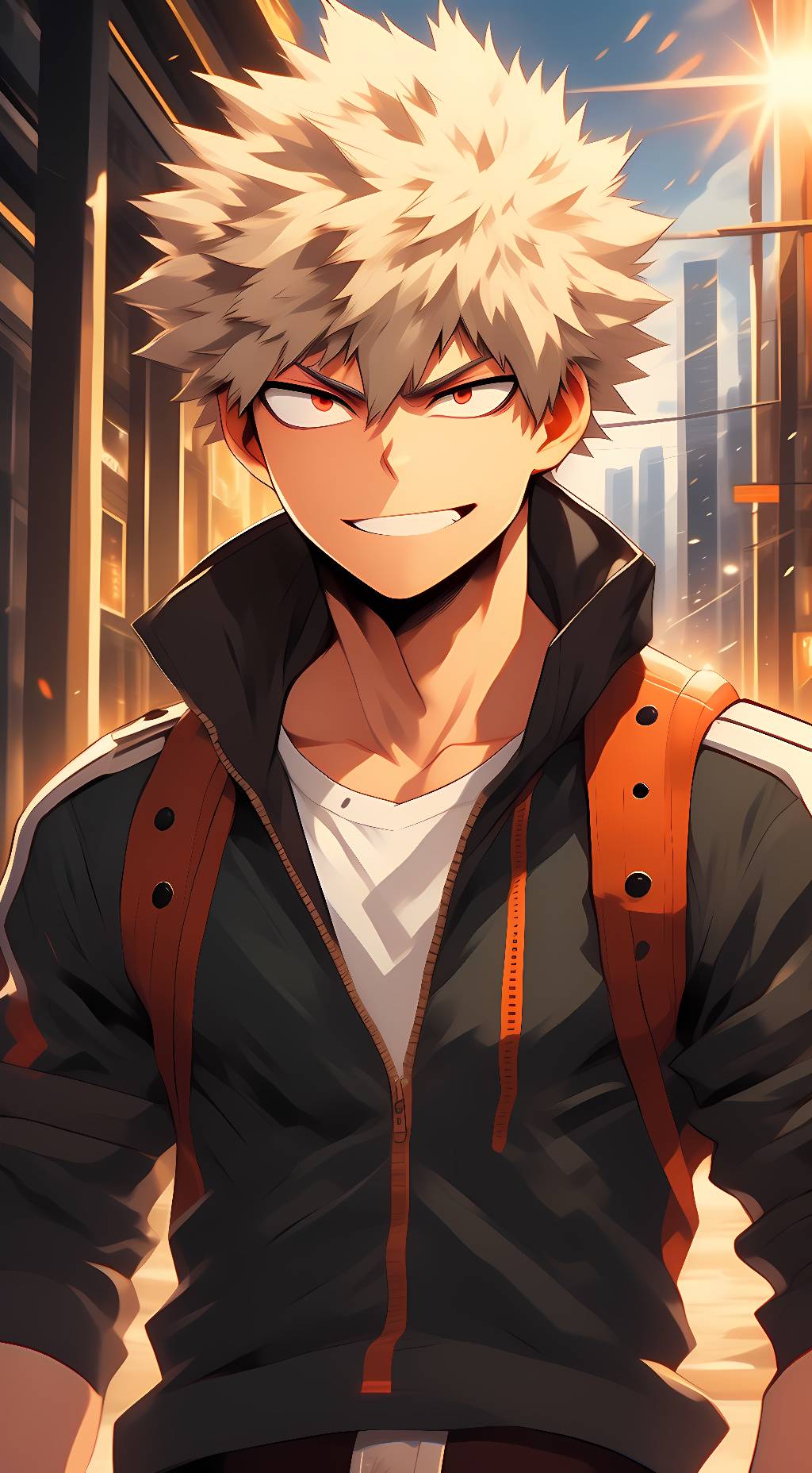 ai character: ❌ Bakugo  background