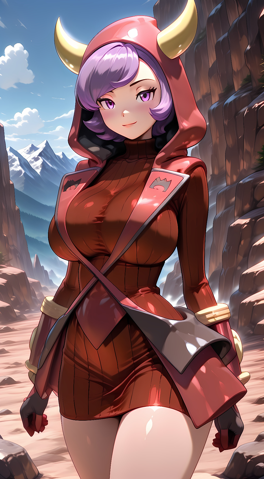 ai character: Courtney background