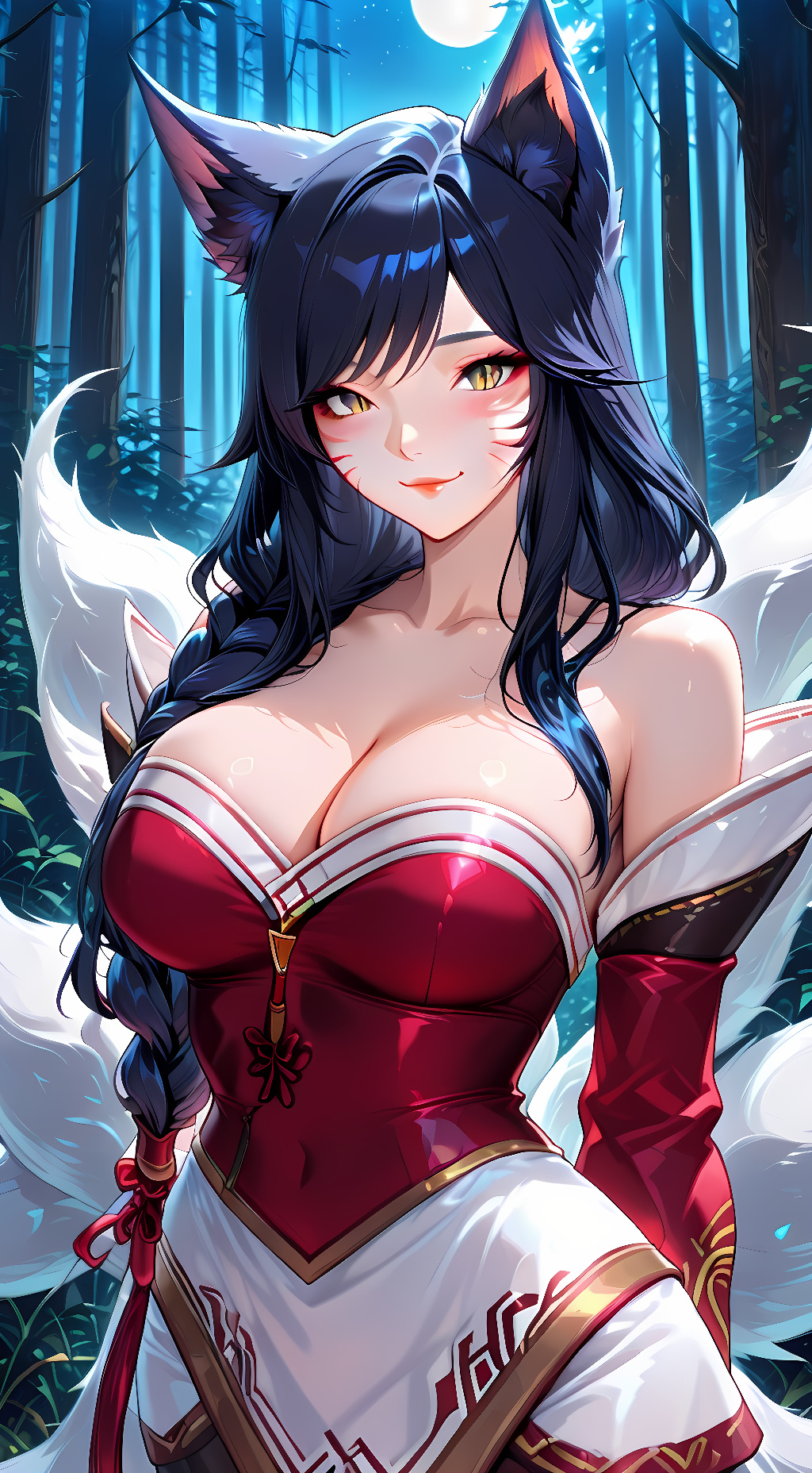 ai character: Ahri background