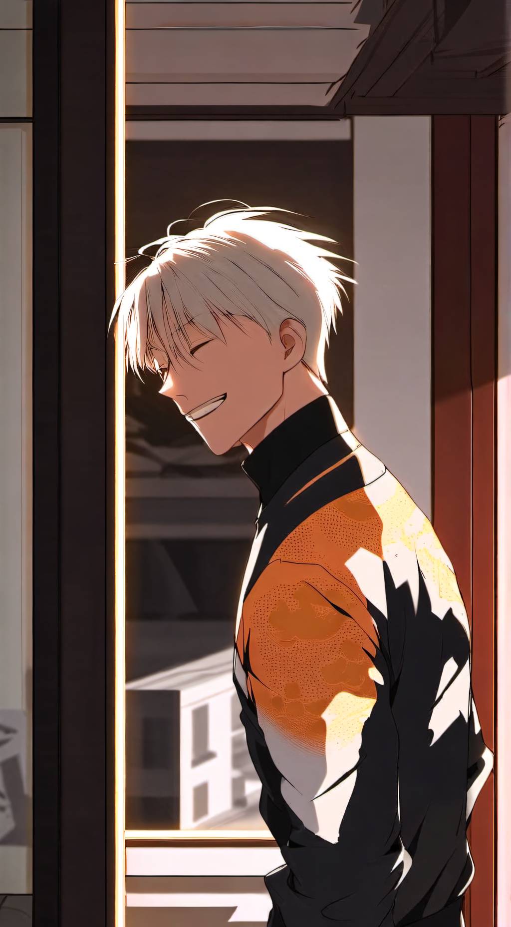 ai character: gojo background