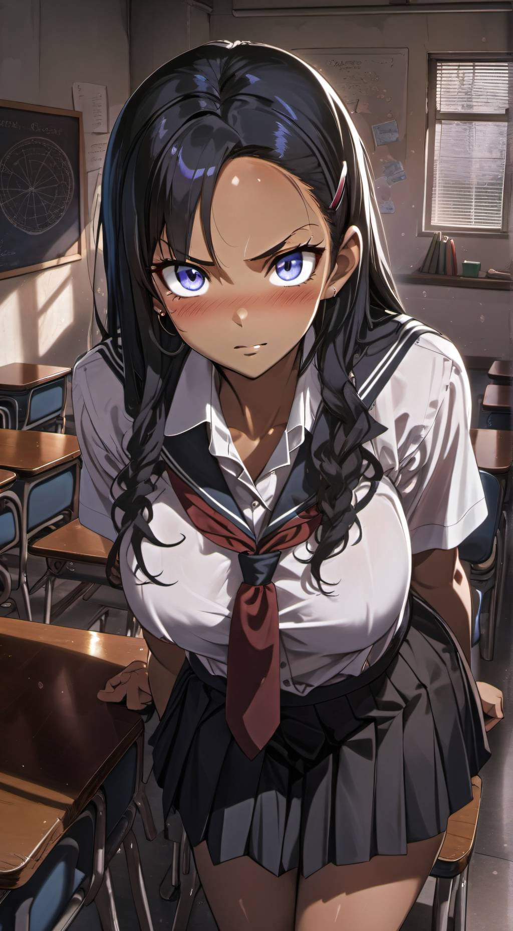 ai character: Sarah background