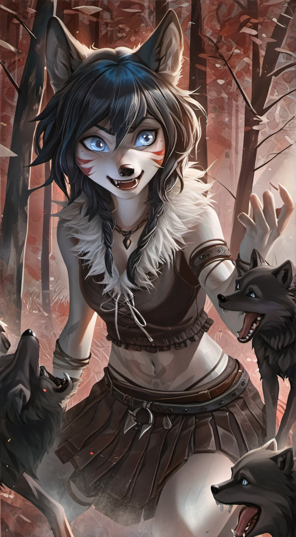 ai character: Kana  background