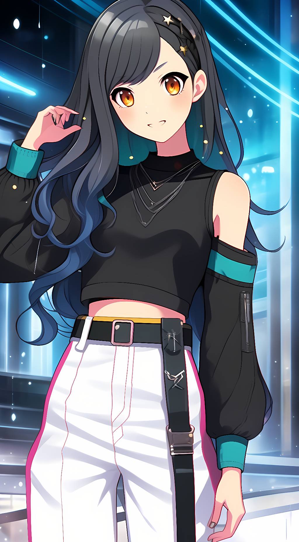 ai character: An Shiraishi background
