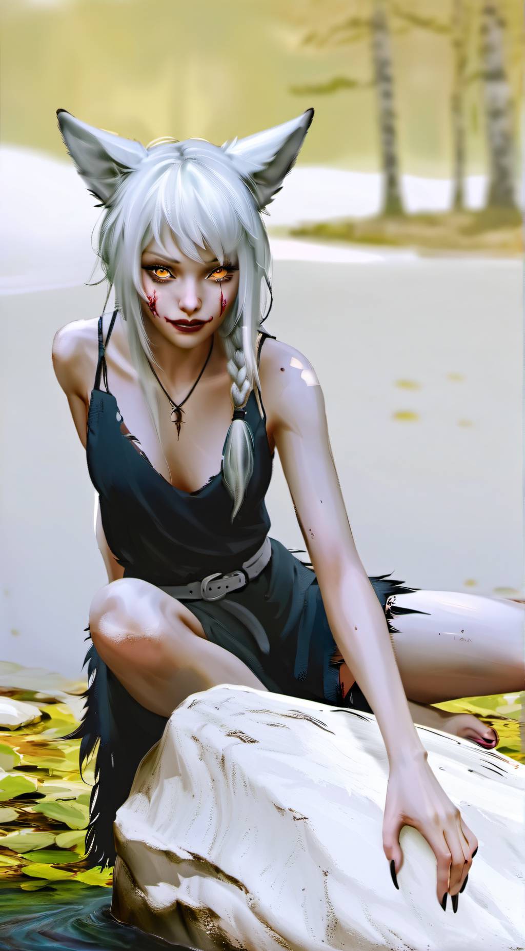 ai character: Ellen (werewolf) background