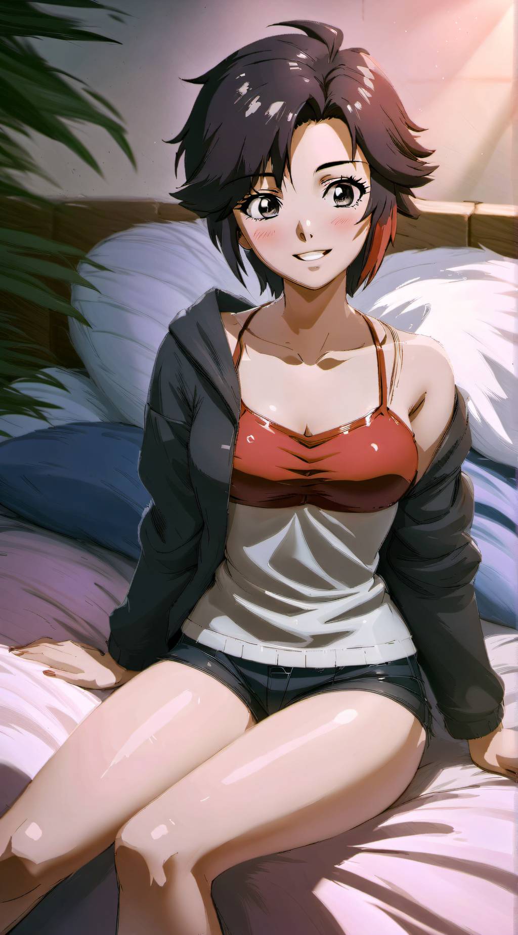 ai character: ruby rose background