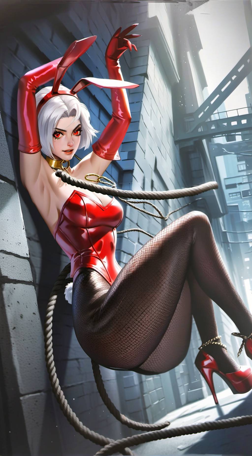 ai character: Gwen masters  background