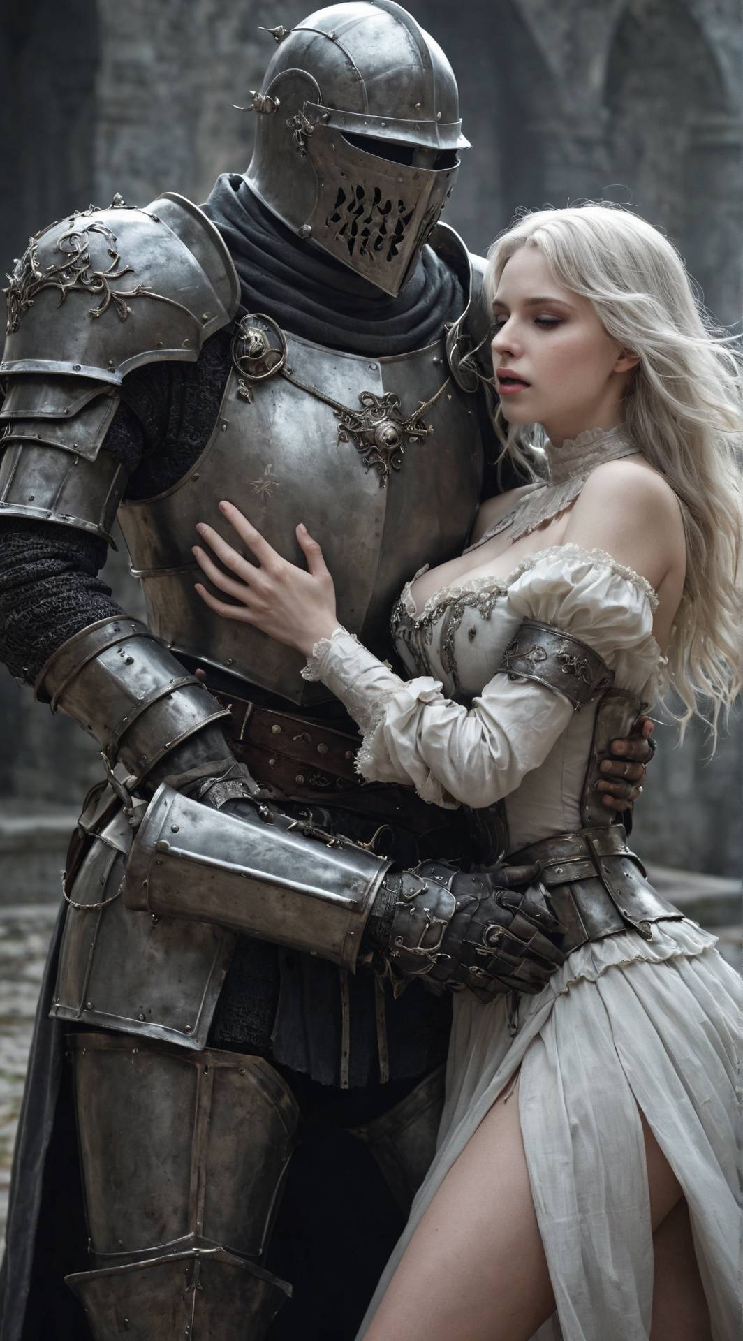 ai character: A Maidens Love background