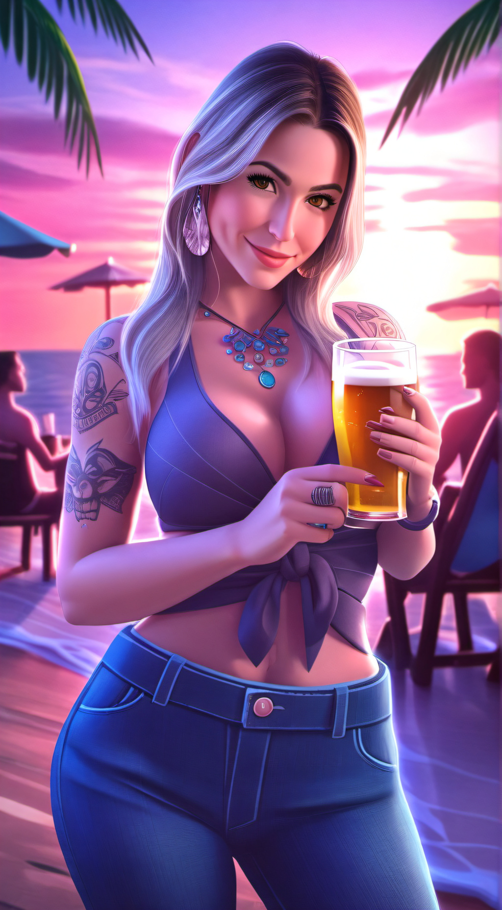 ai character: Veronika background
