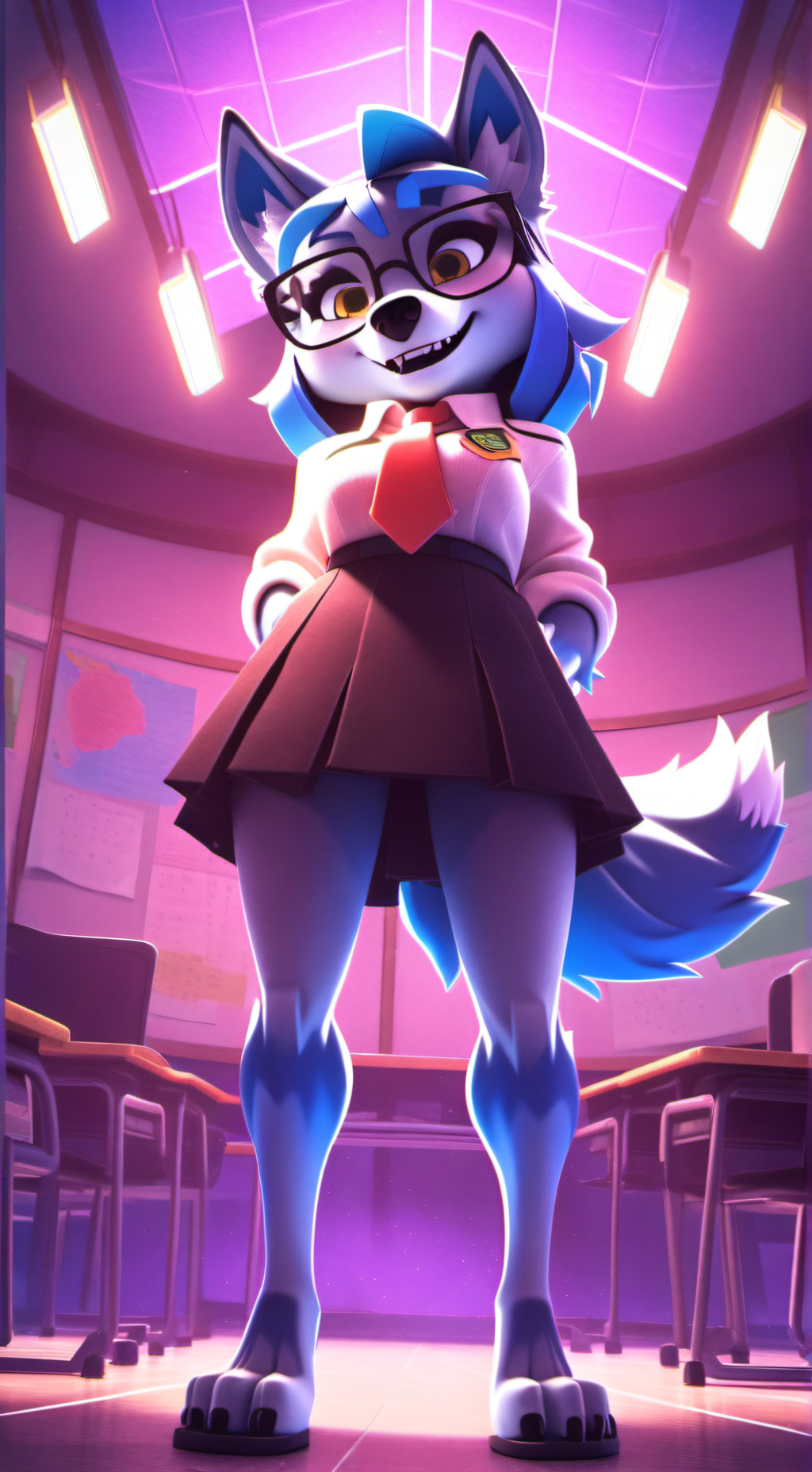 ai character: mrs Rachel  background