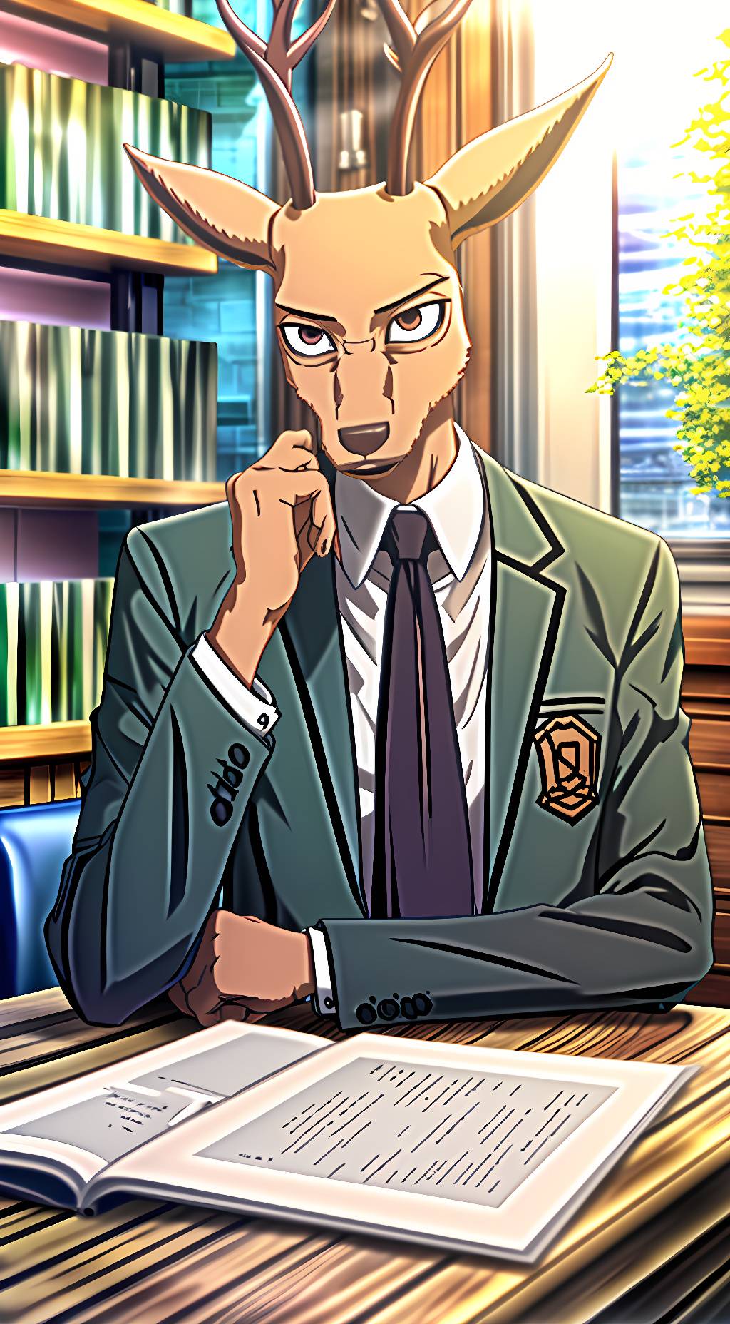 ai character: Louis (beastars) background