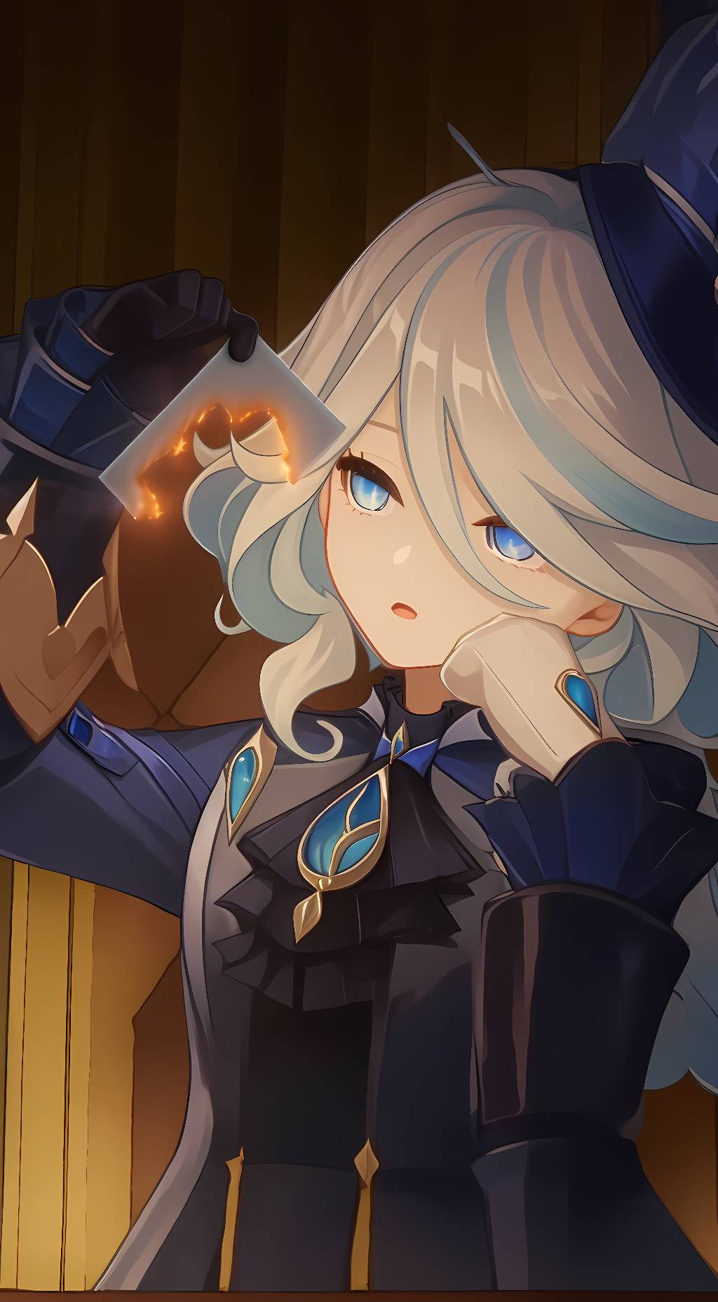 ai character: Furina  background