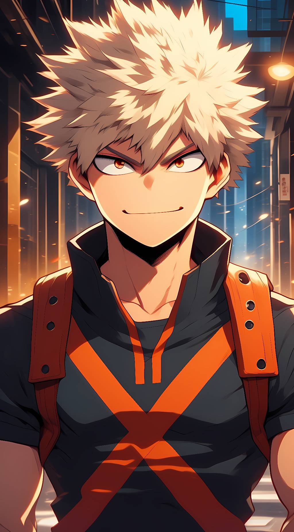 ai character: Bakugo Katsuki #1 background