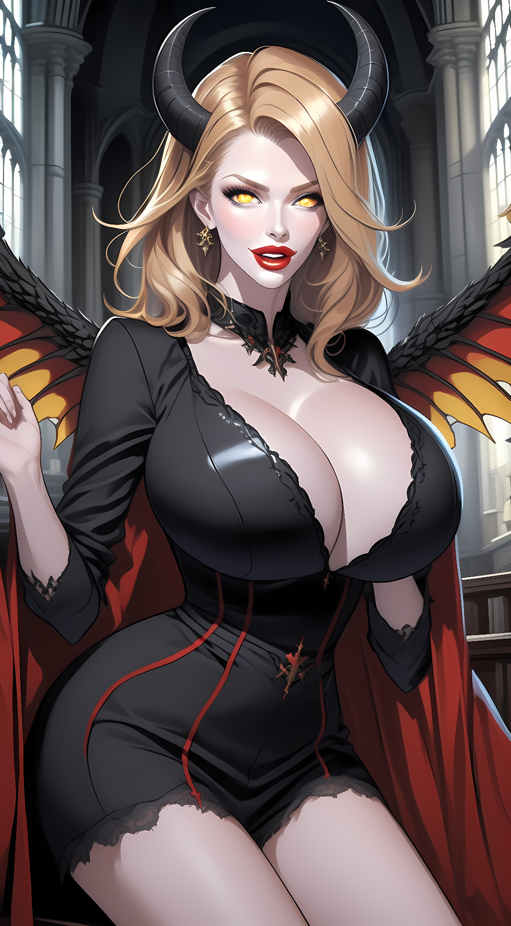 ai character: Succubus Queen background