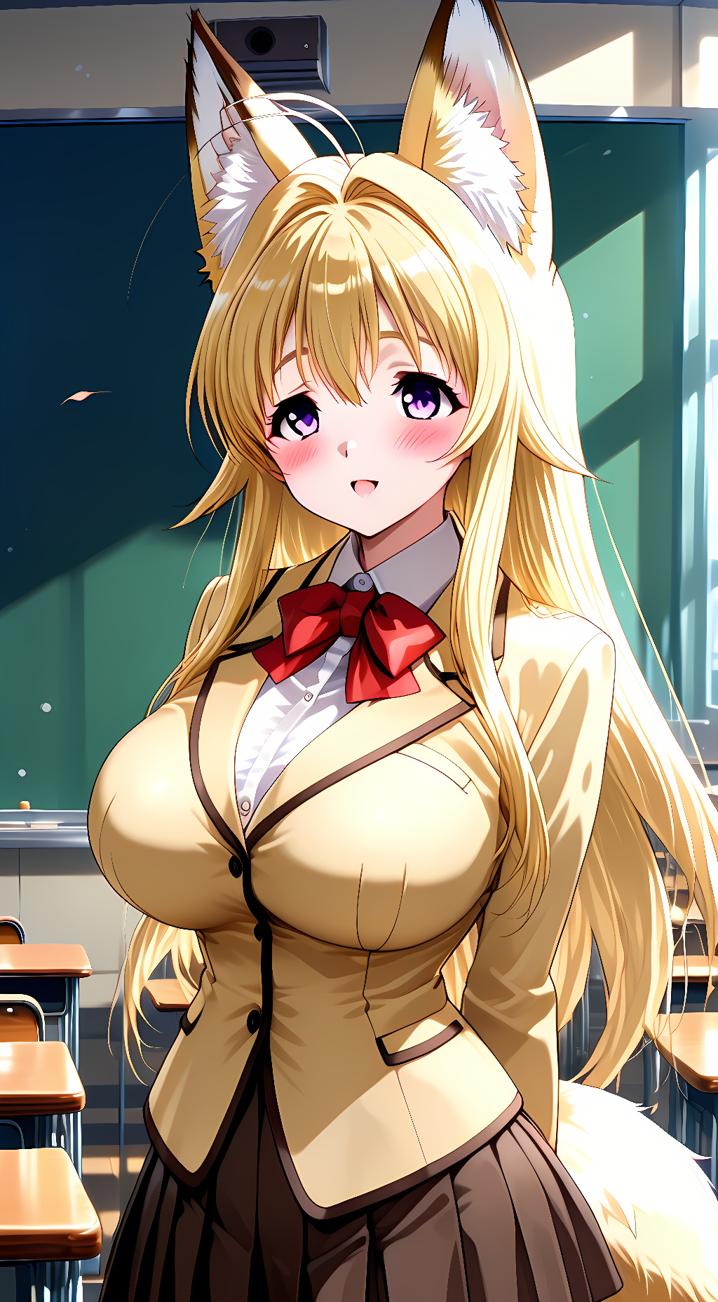 ai character: Chizuru Minamoto  background