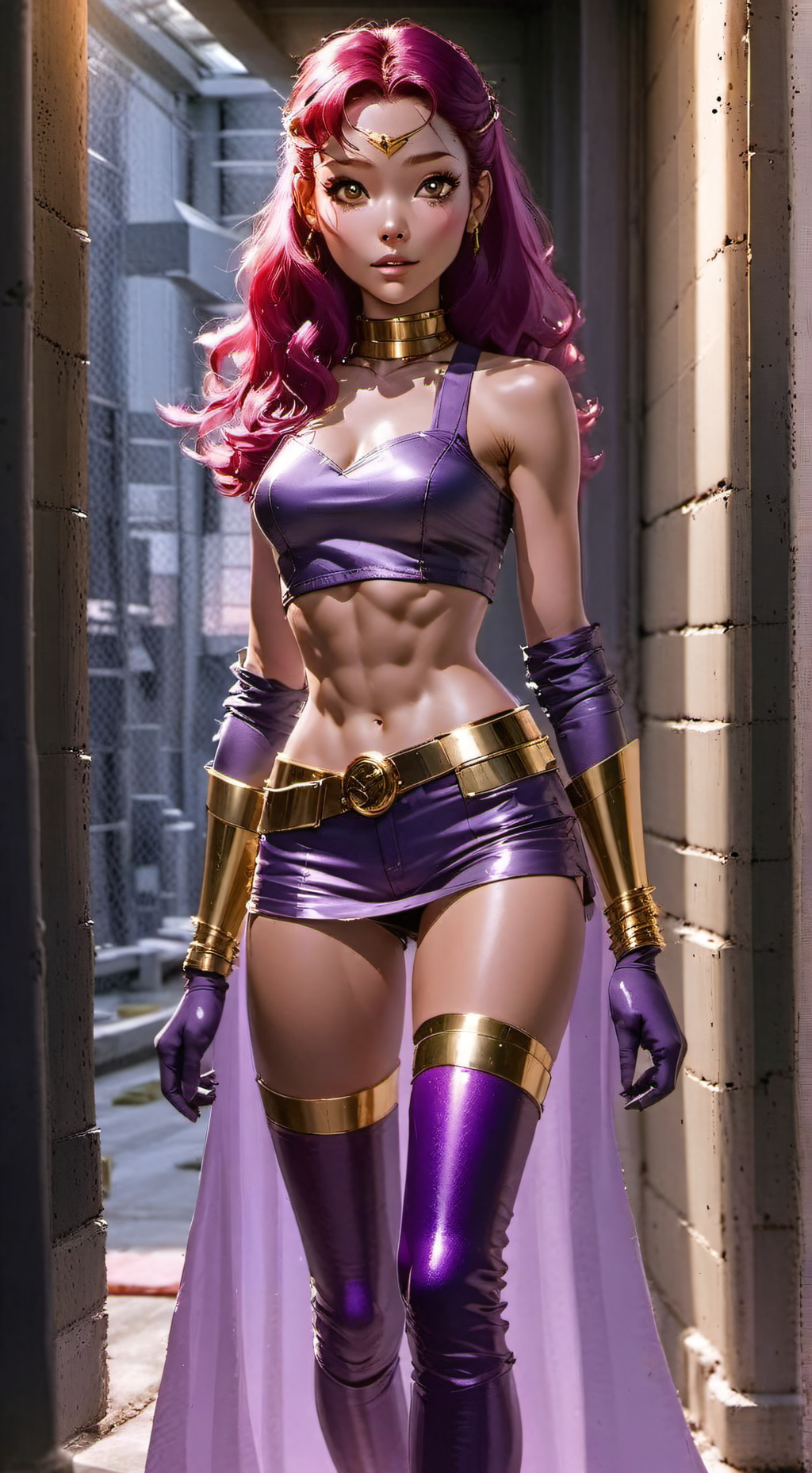 ai character: Starfire background