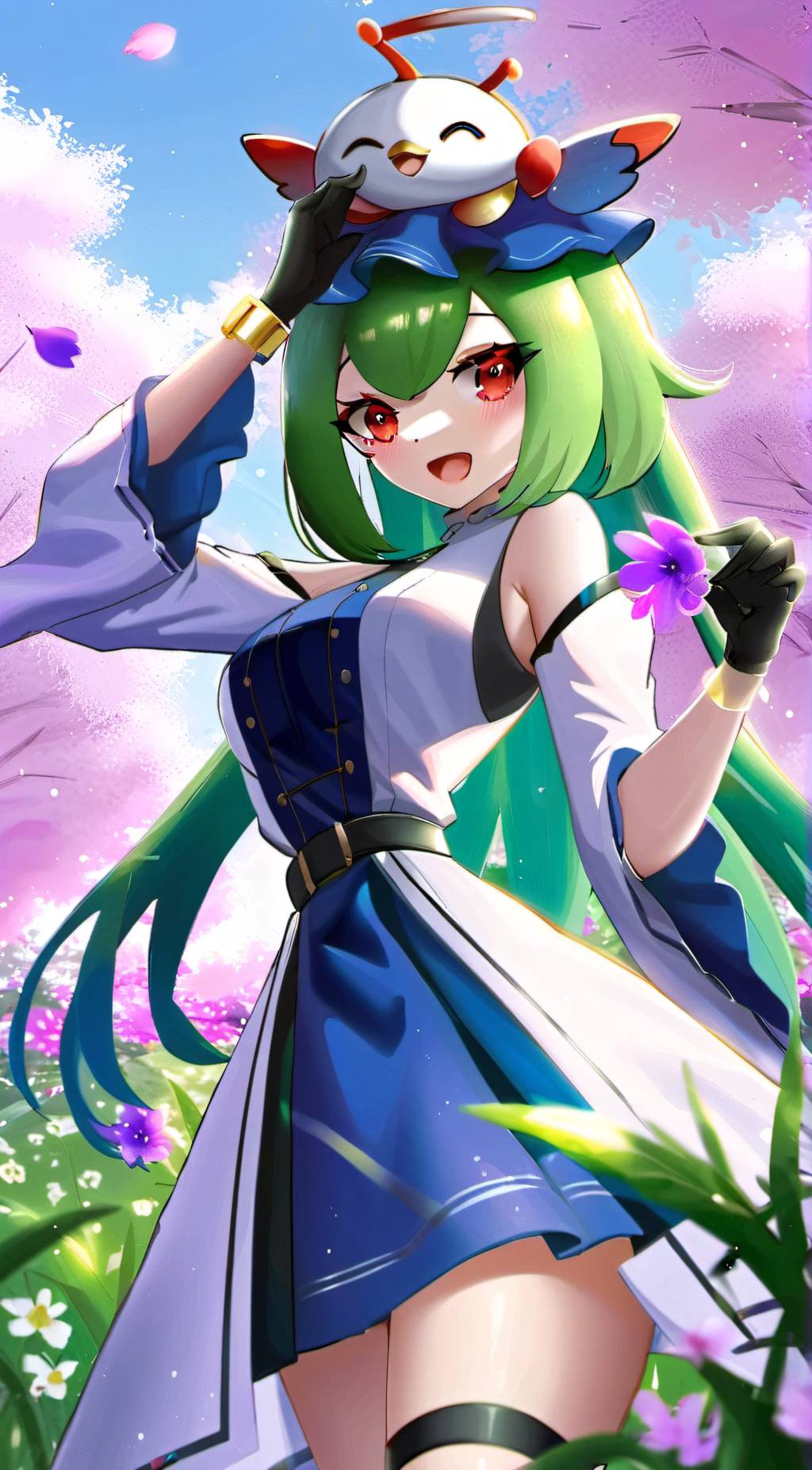 ai character: Gardevoir  background