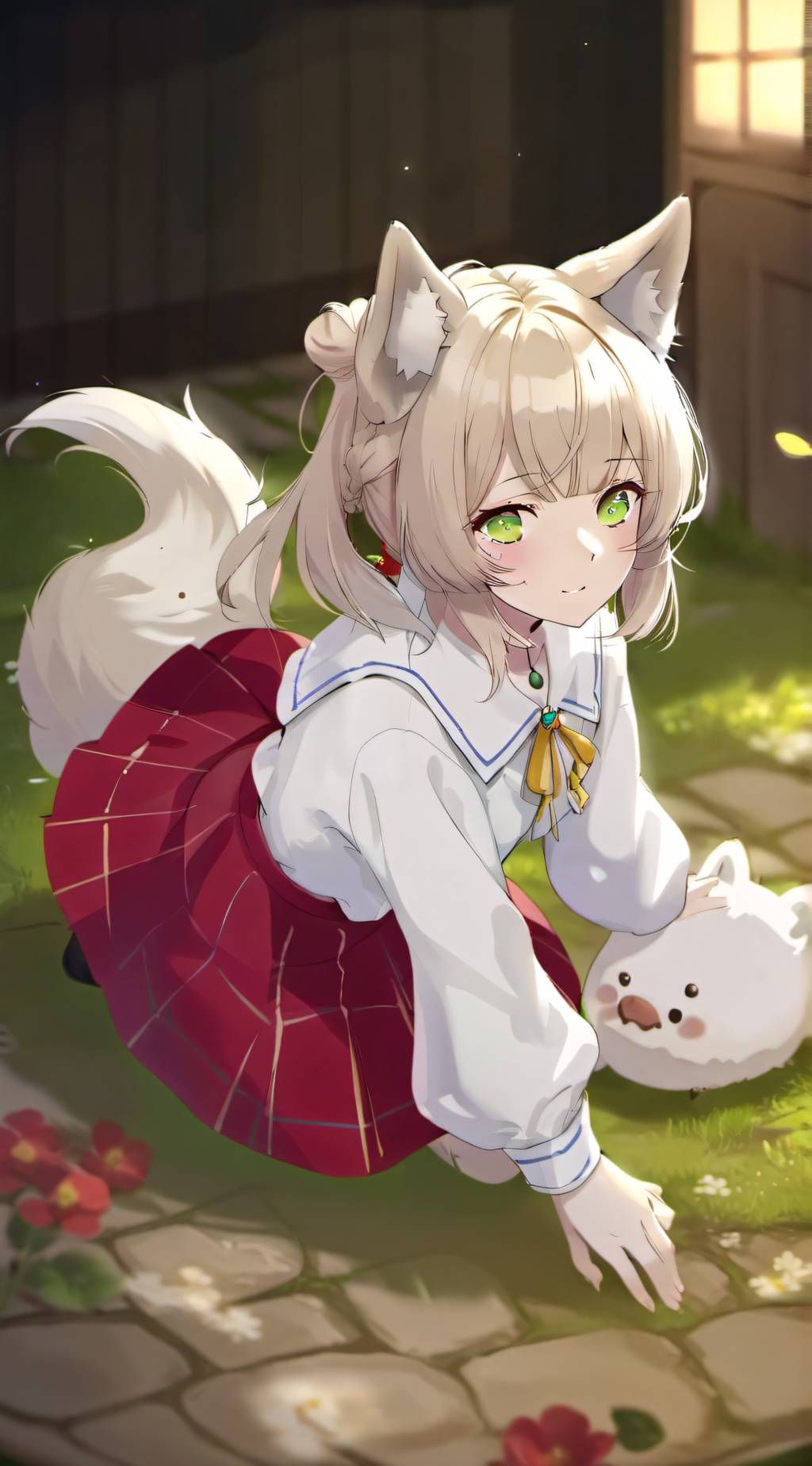 ai character: Luna background