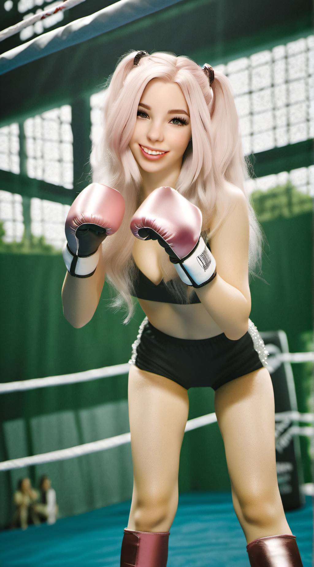 ai character: Belle Delphine background