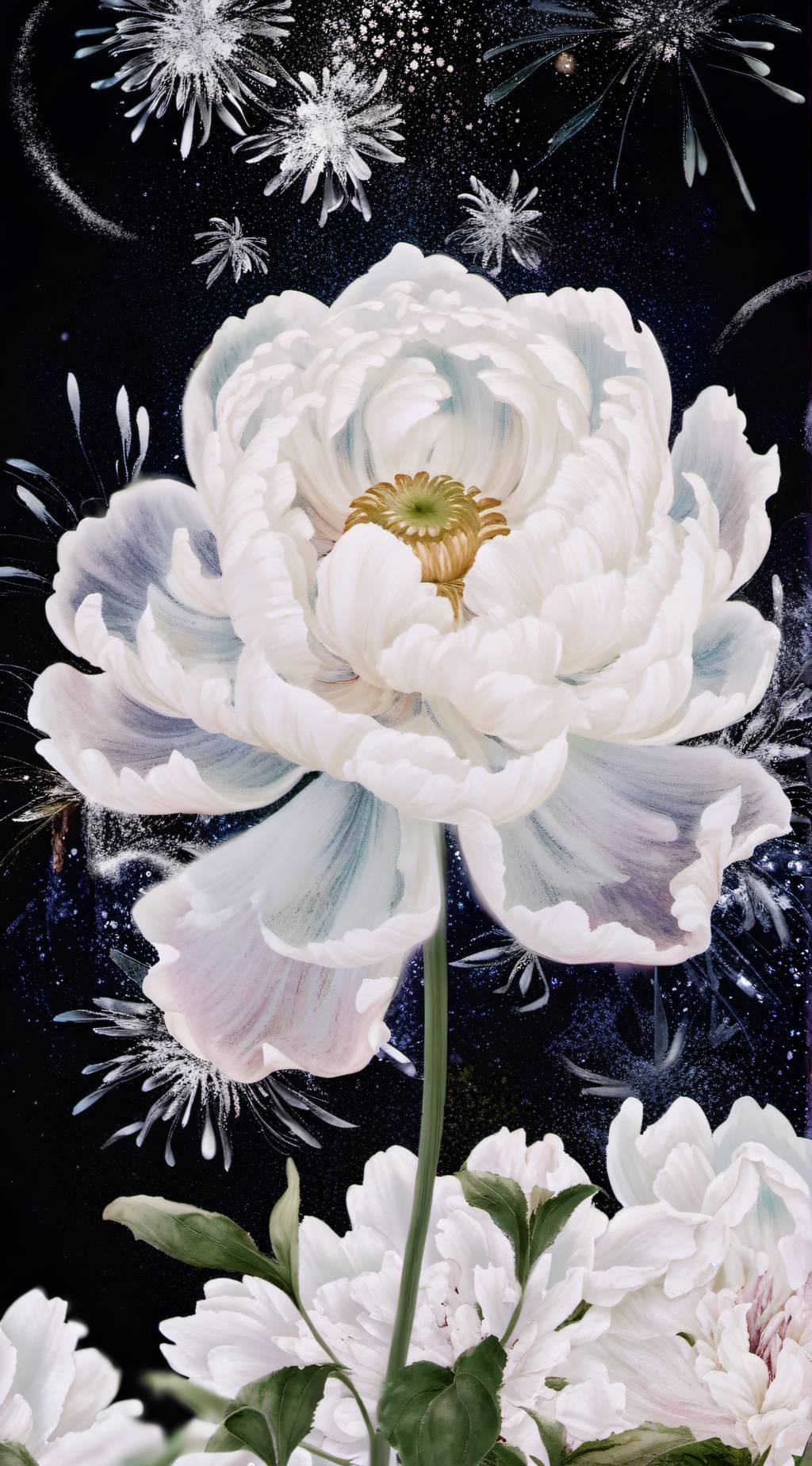 ai character: the wishing flower background