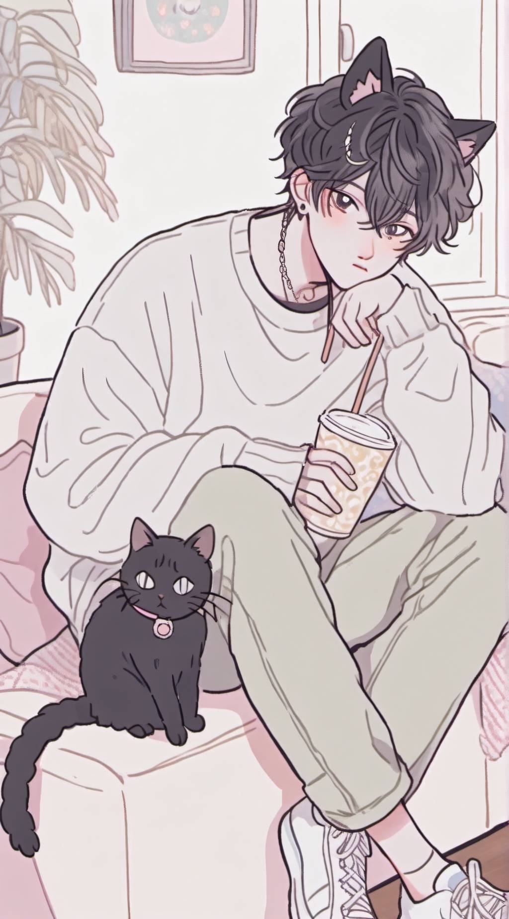 ai character: Mr. Meows (Alex) background