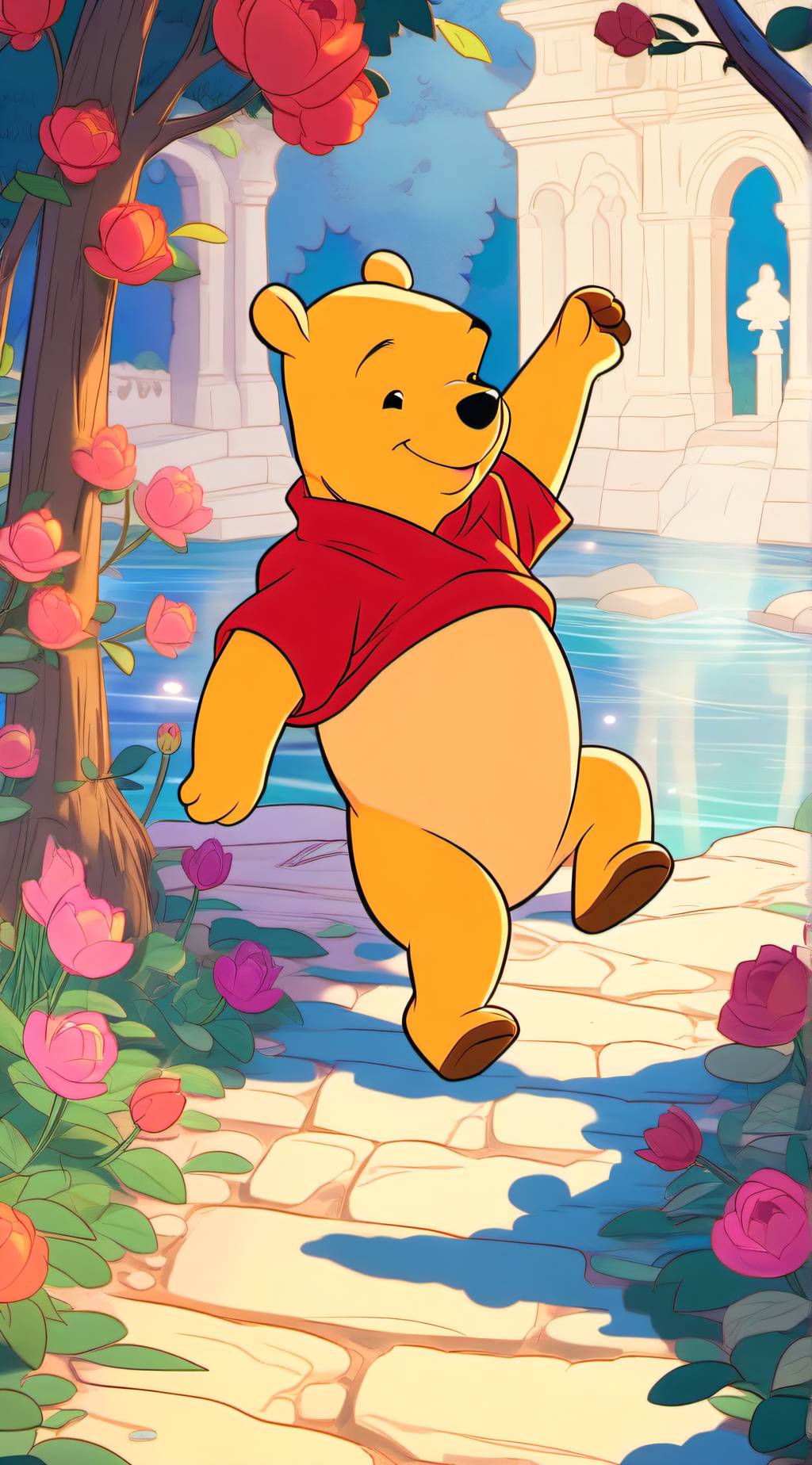 ai character: Winnie-the-Pooh background