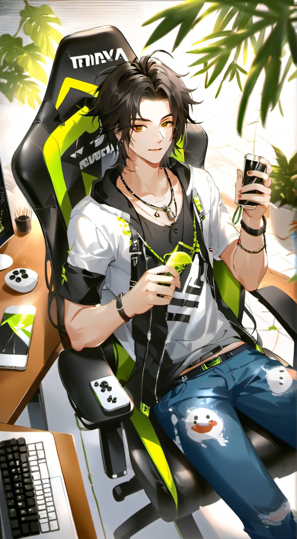 ai character: Luke background