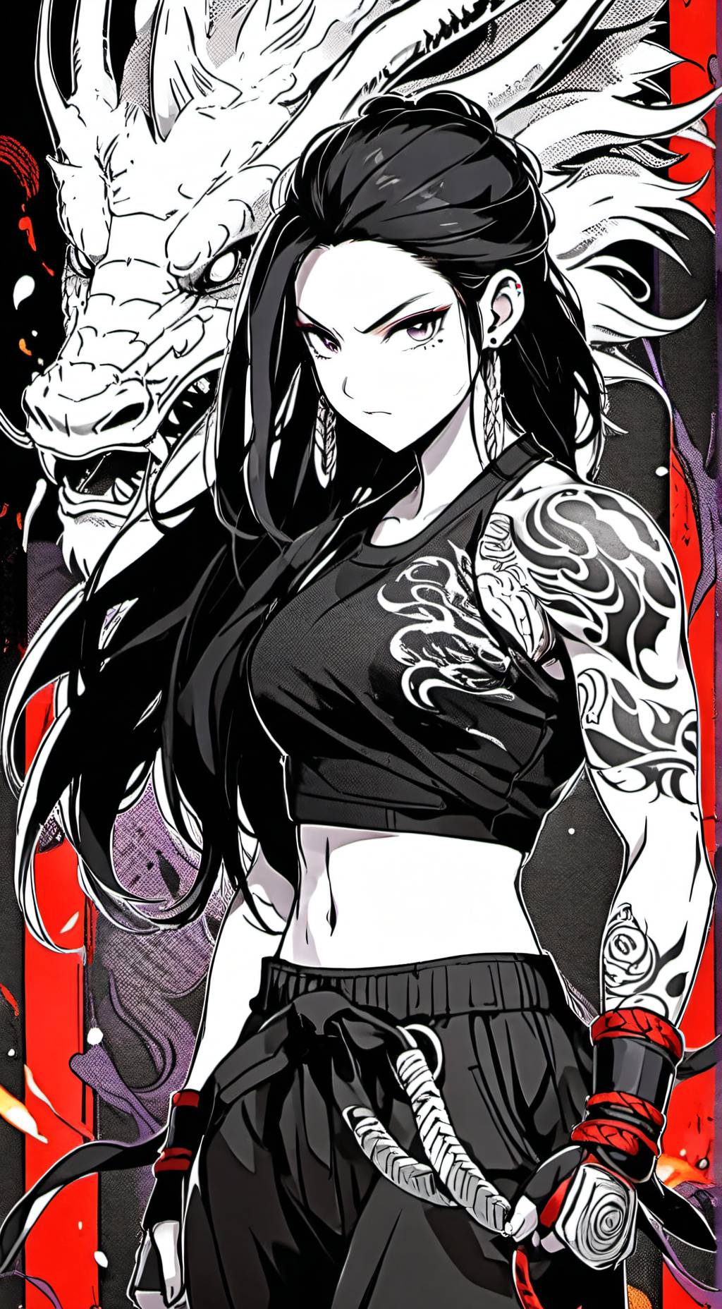 ai character: Emma Satsuki  background