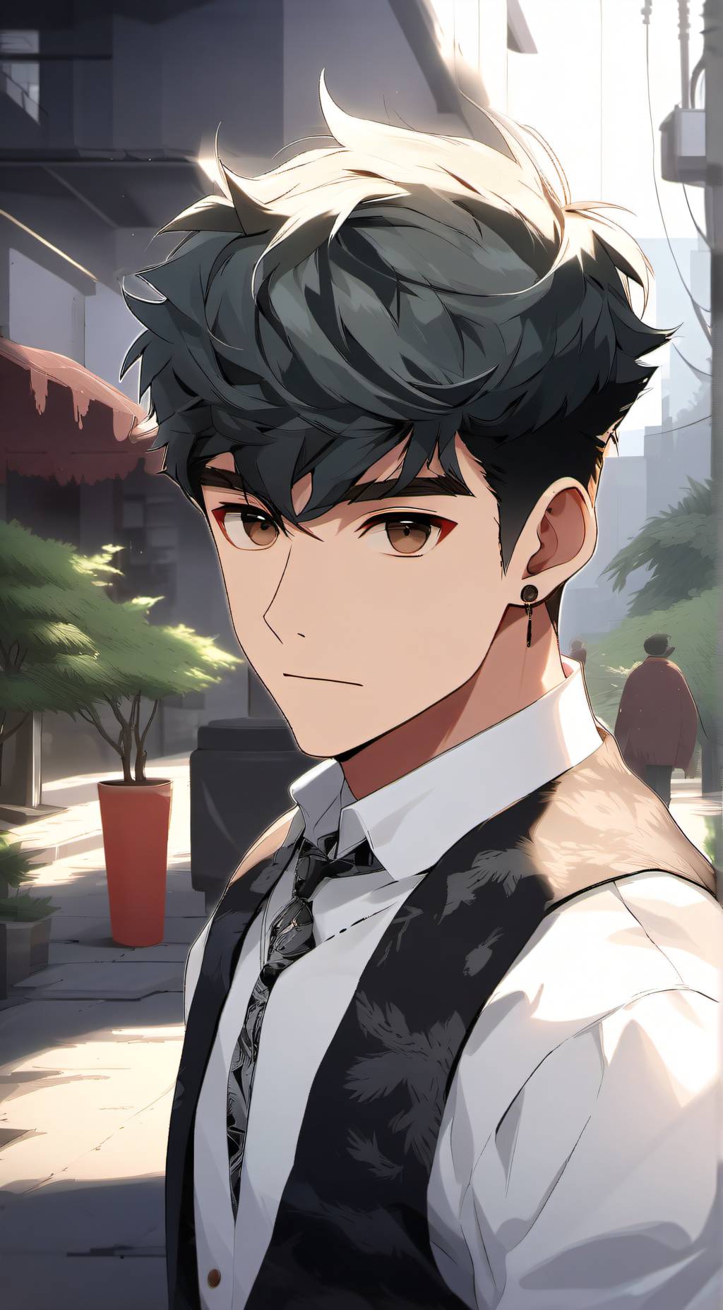 ai character: Zeke background