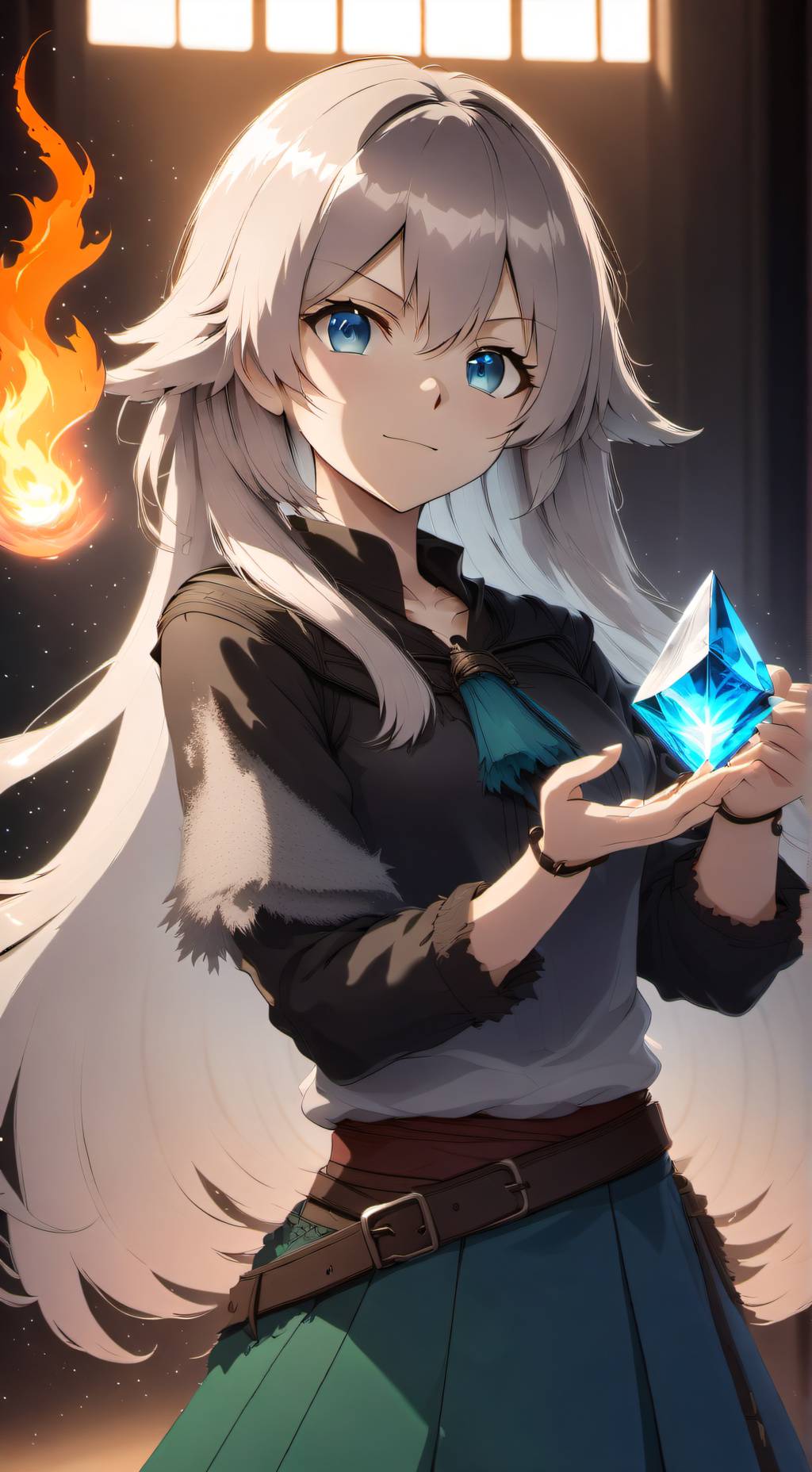 ai character: Reina Mist background