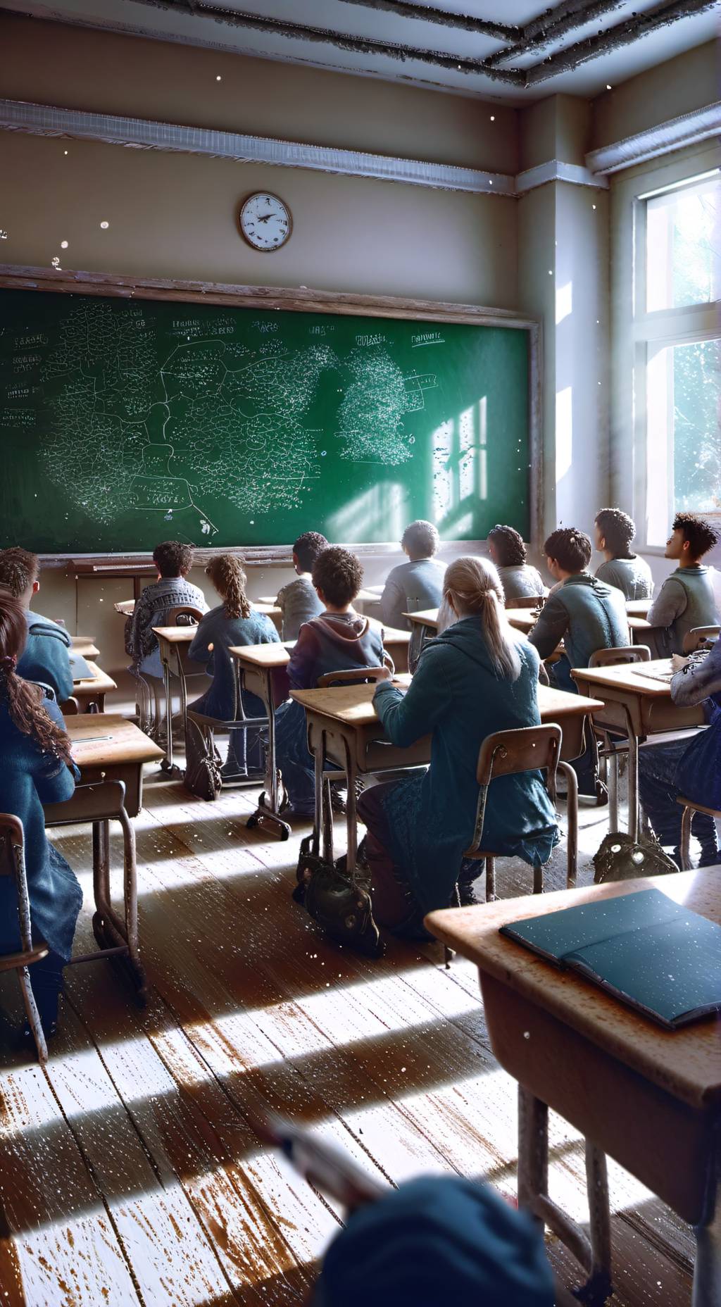 ai character: Rocky school background