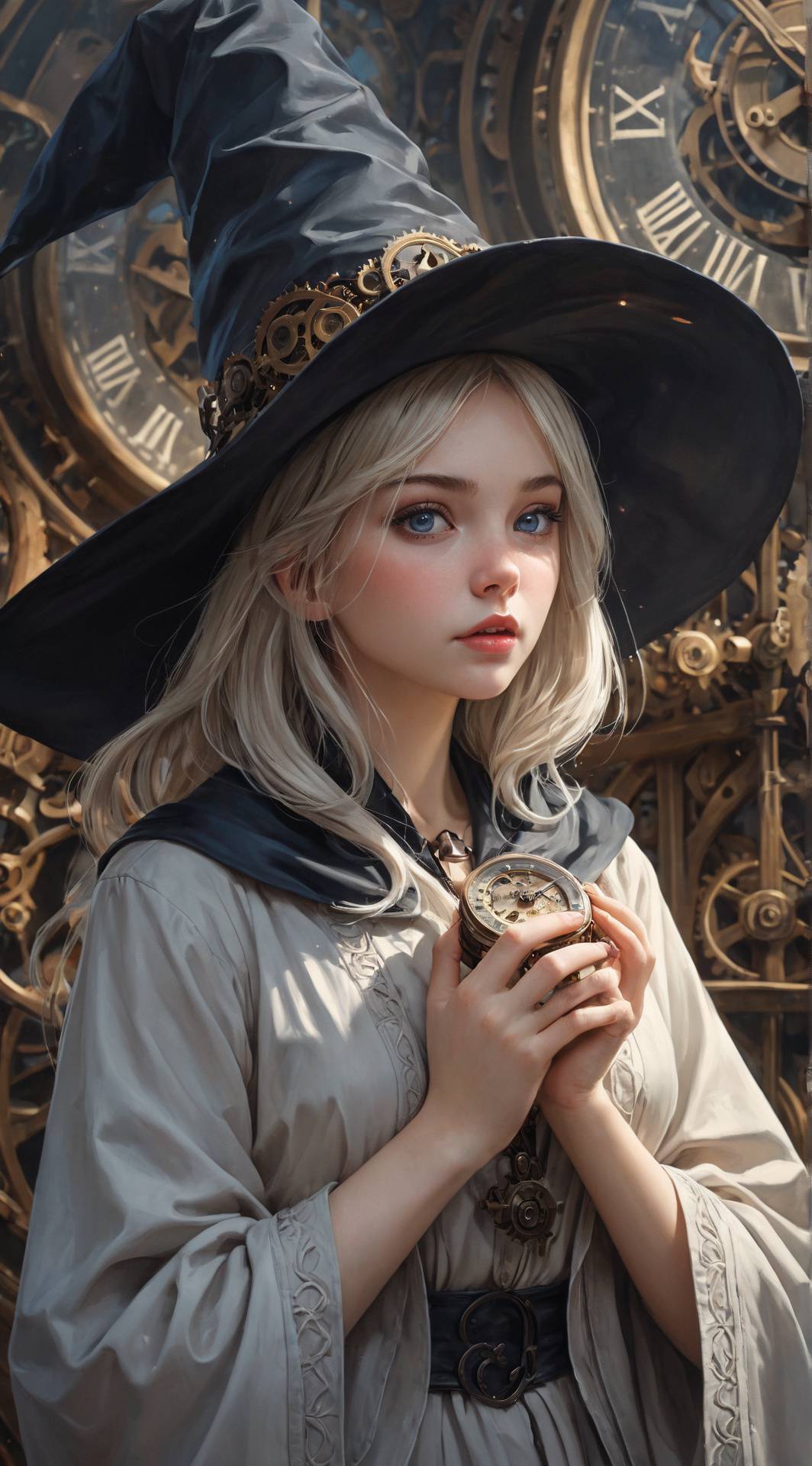 ai character: Astrid Gearwyn background