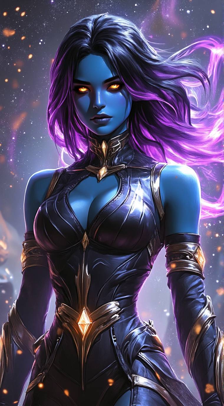 ai character: Lunara background