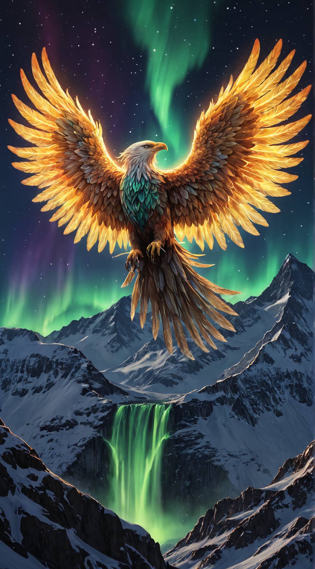 ai character: Golden Eagle background