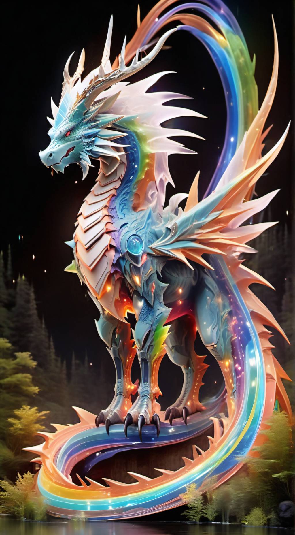 ai character: StarRain background