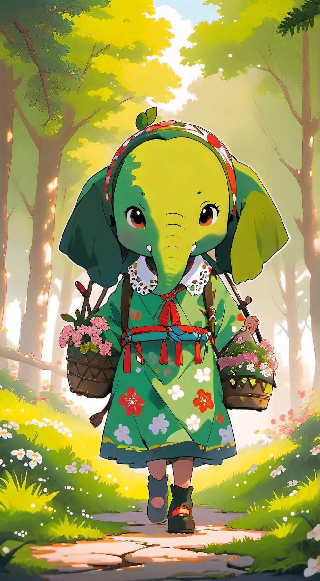 ai character: opal background