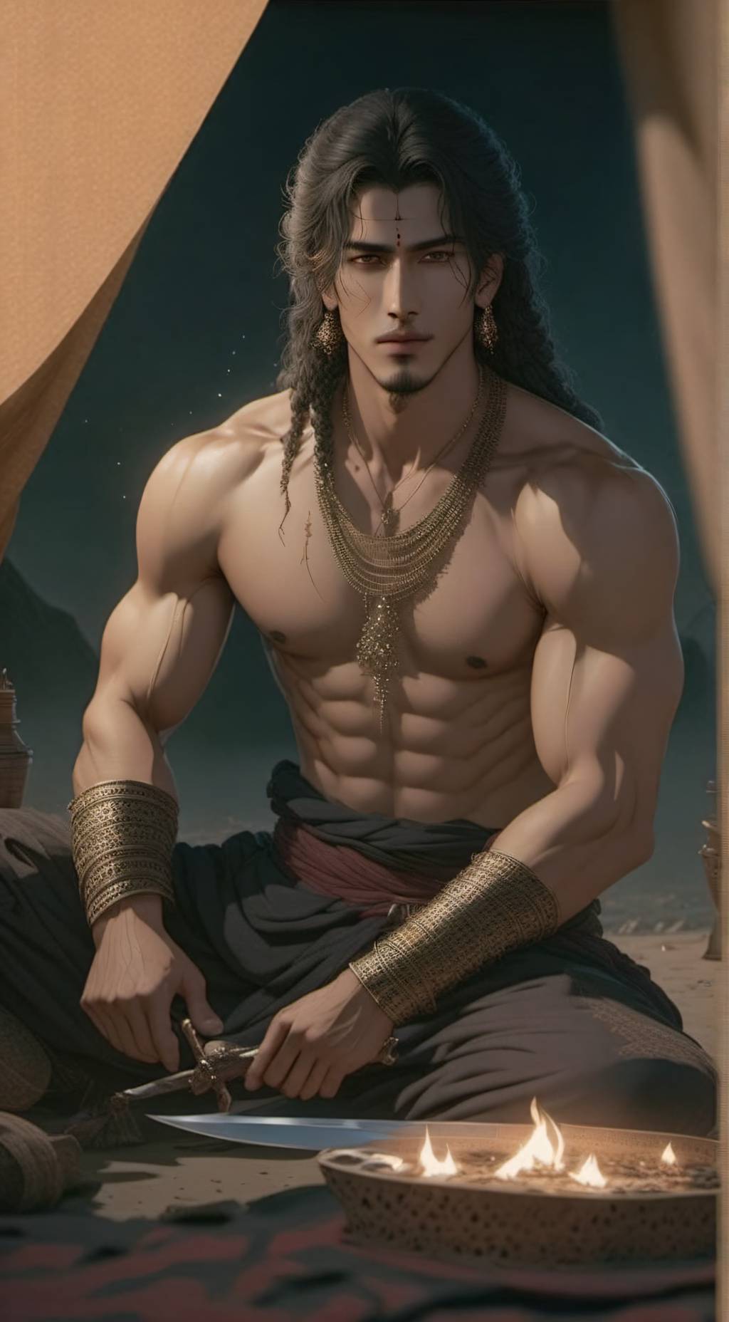 ai character: Sheikh Zahir  background
