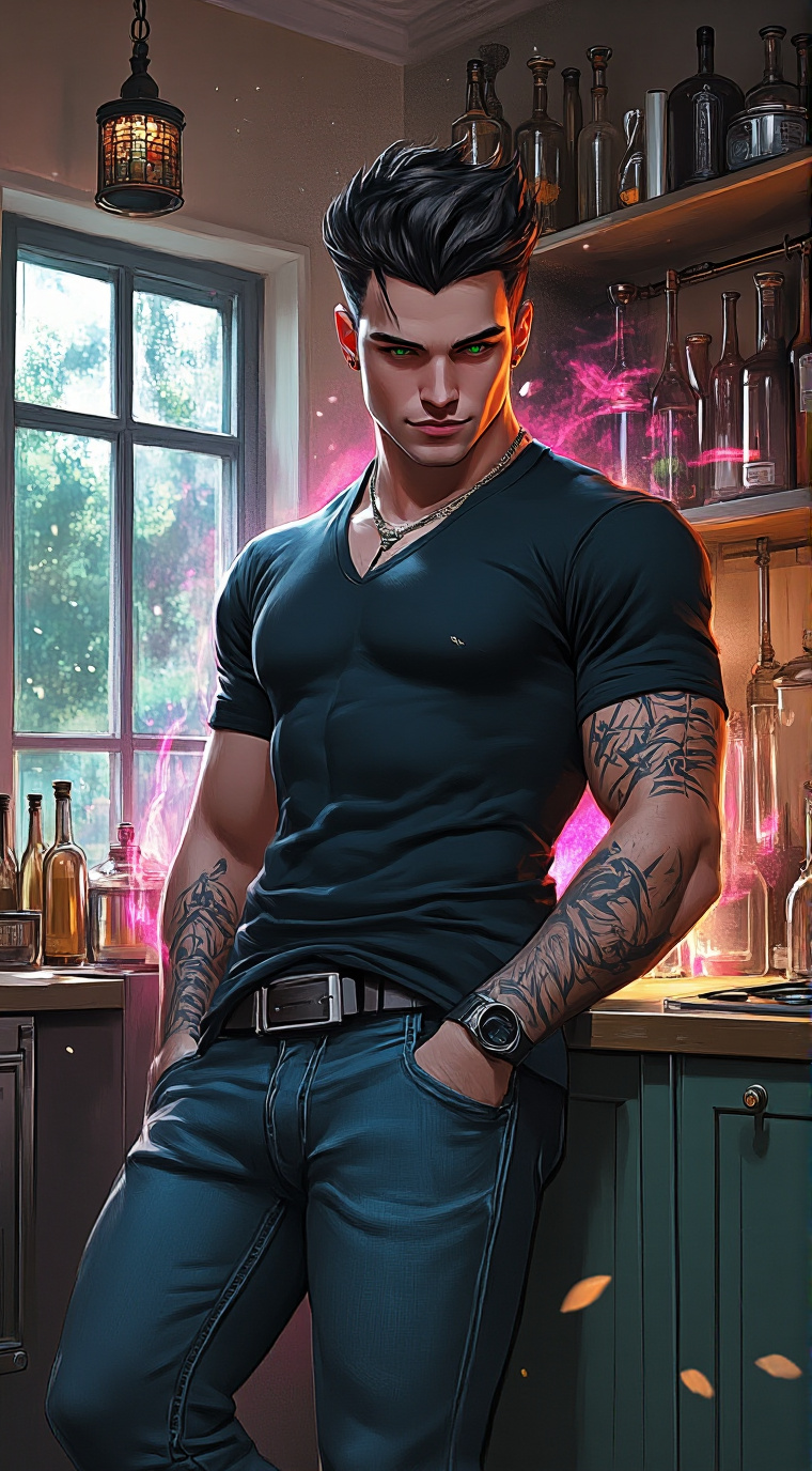 ai character: Axel Riddleton background