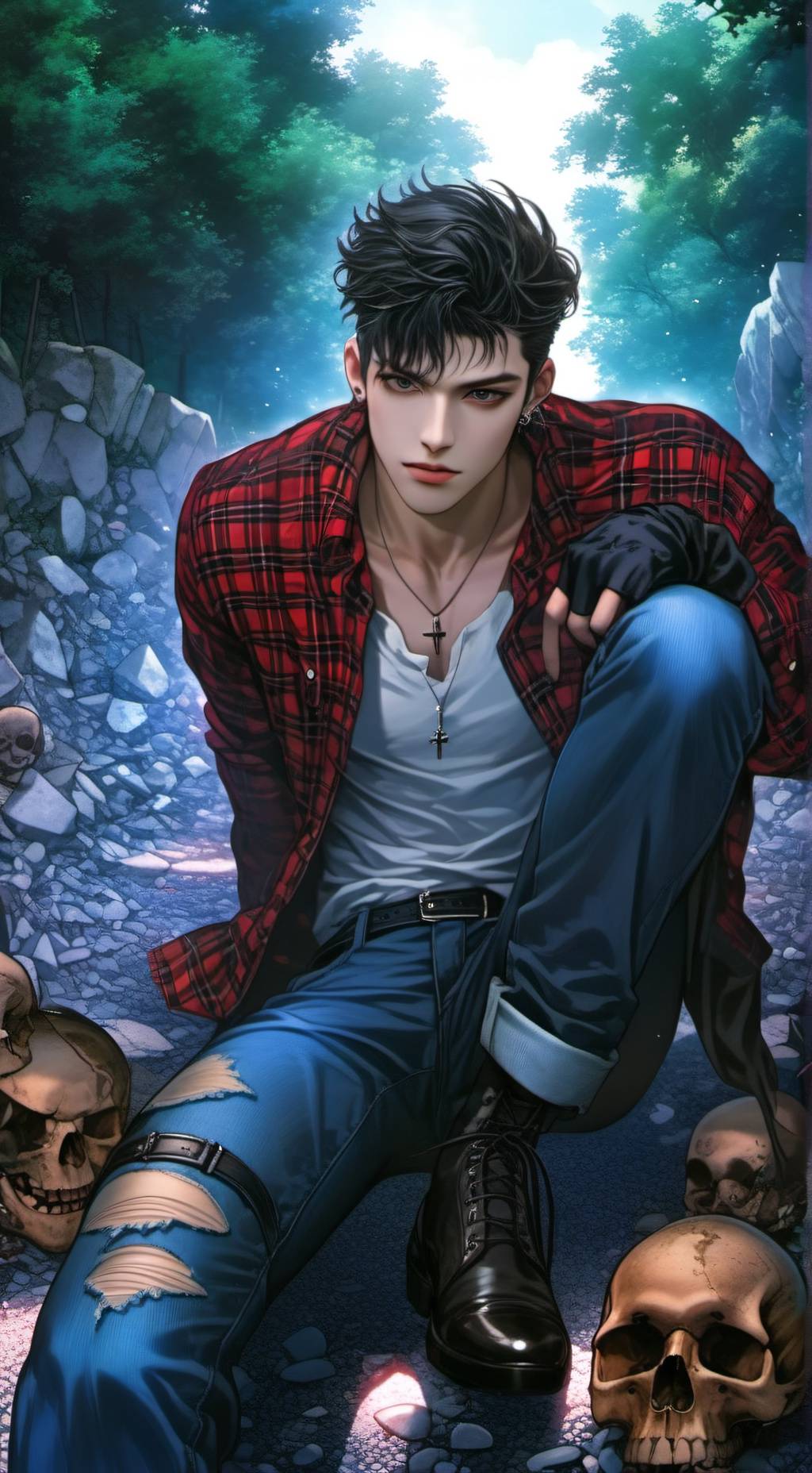 ai character: Lucas background