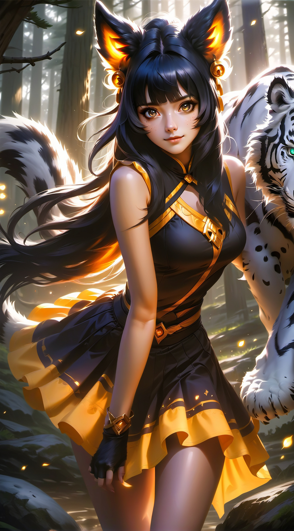 ai character: Natsuko Neko background
