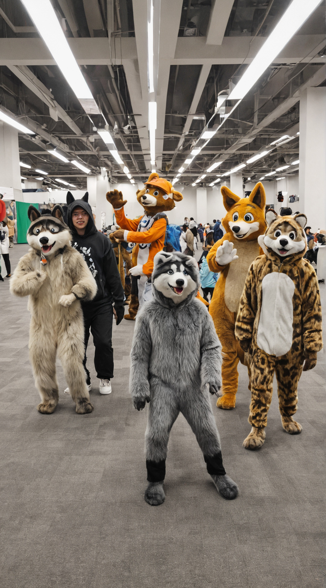 ai character: Furrycon trapped? background