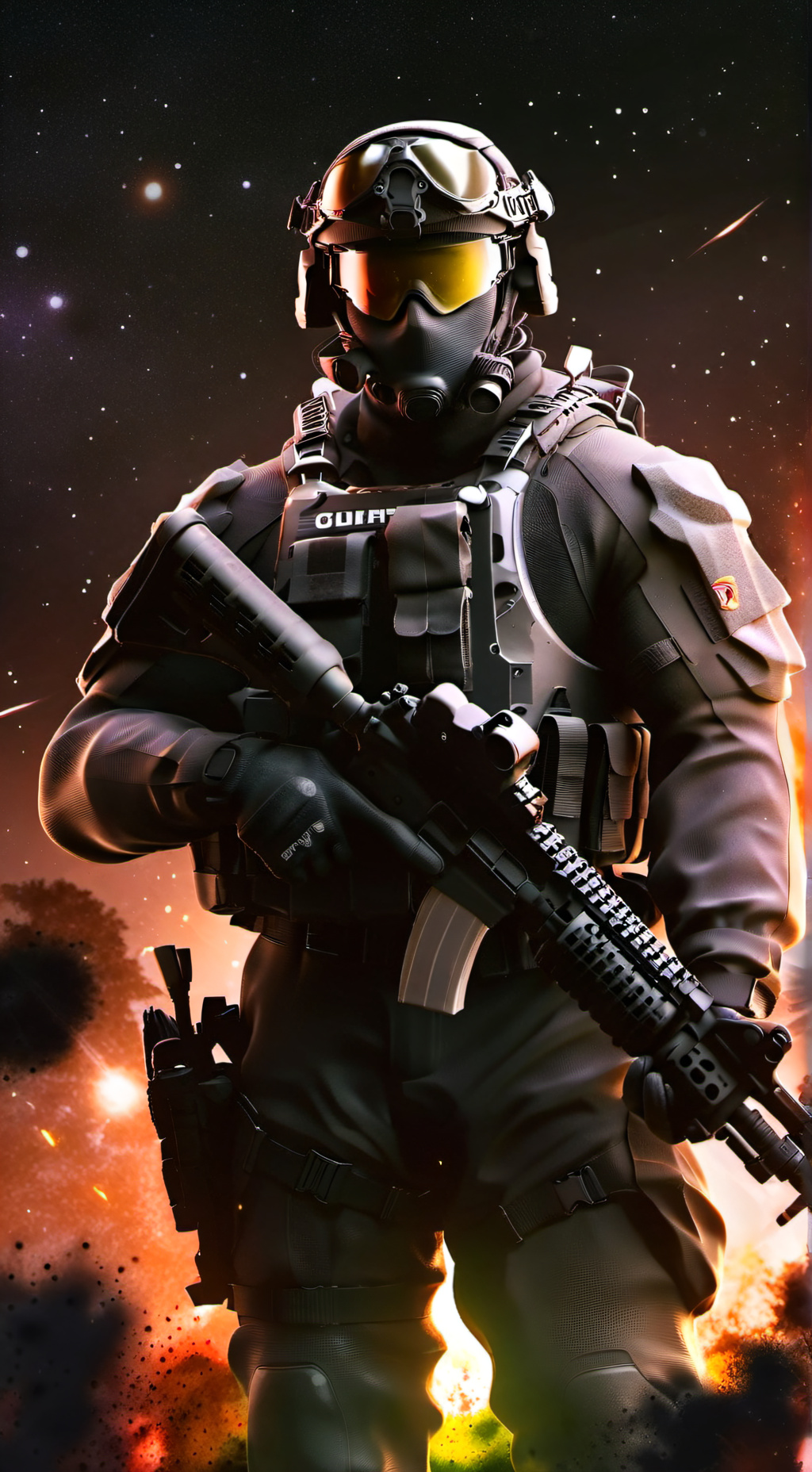 ai character: Call of Duty  background