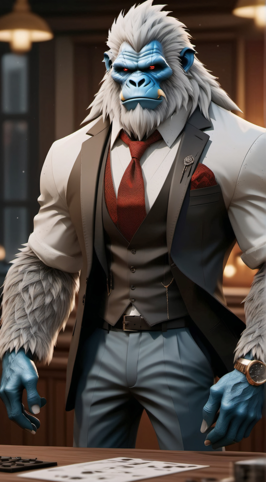 ai character: Mason/ mr. Chewbac background