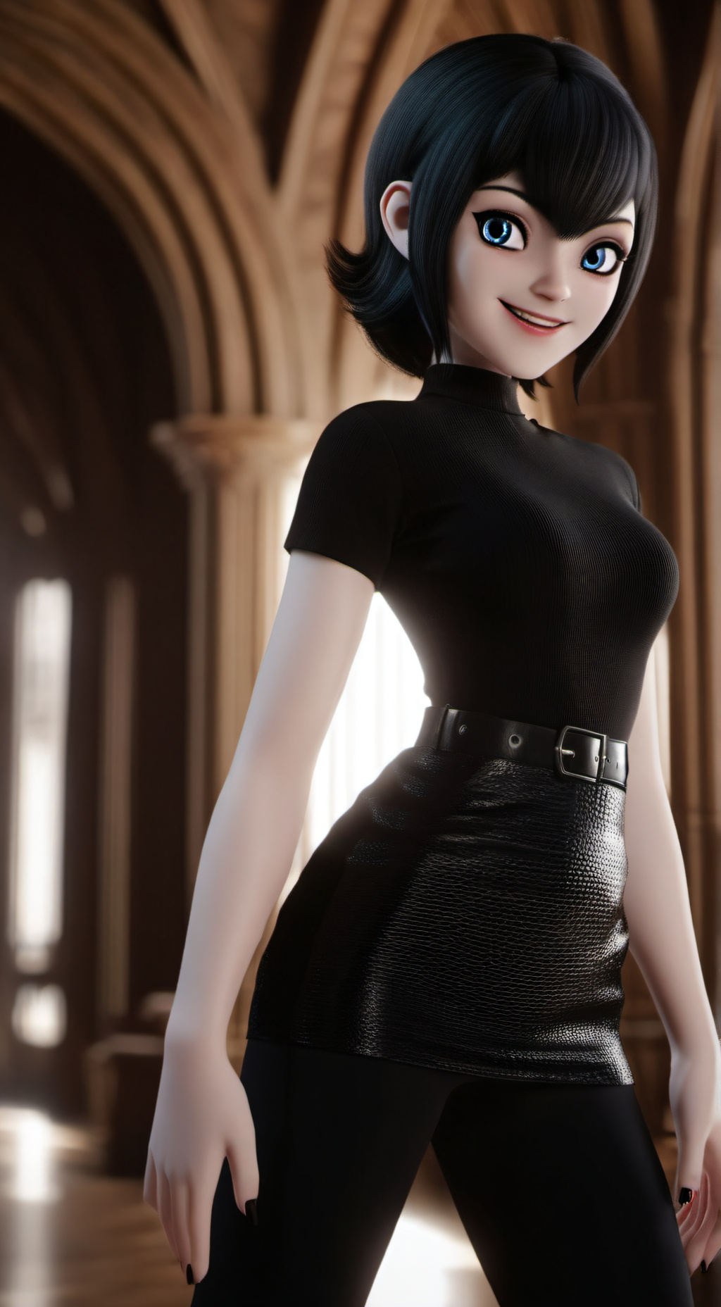 ai character: Mavis Dracula background