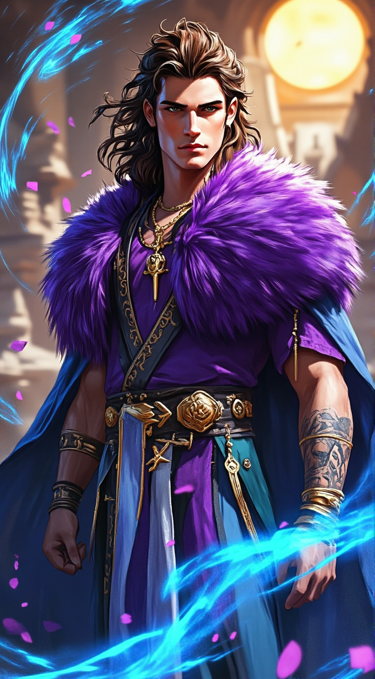ai character: Evan background
