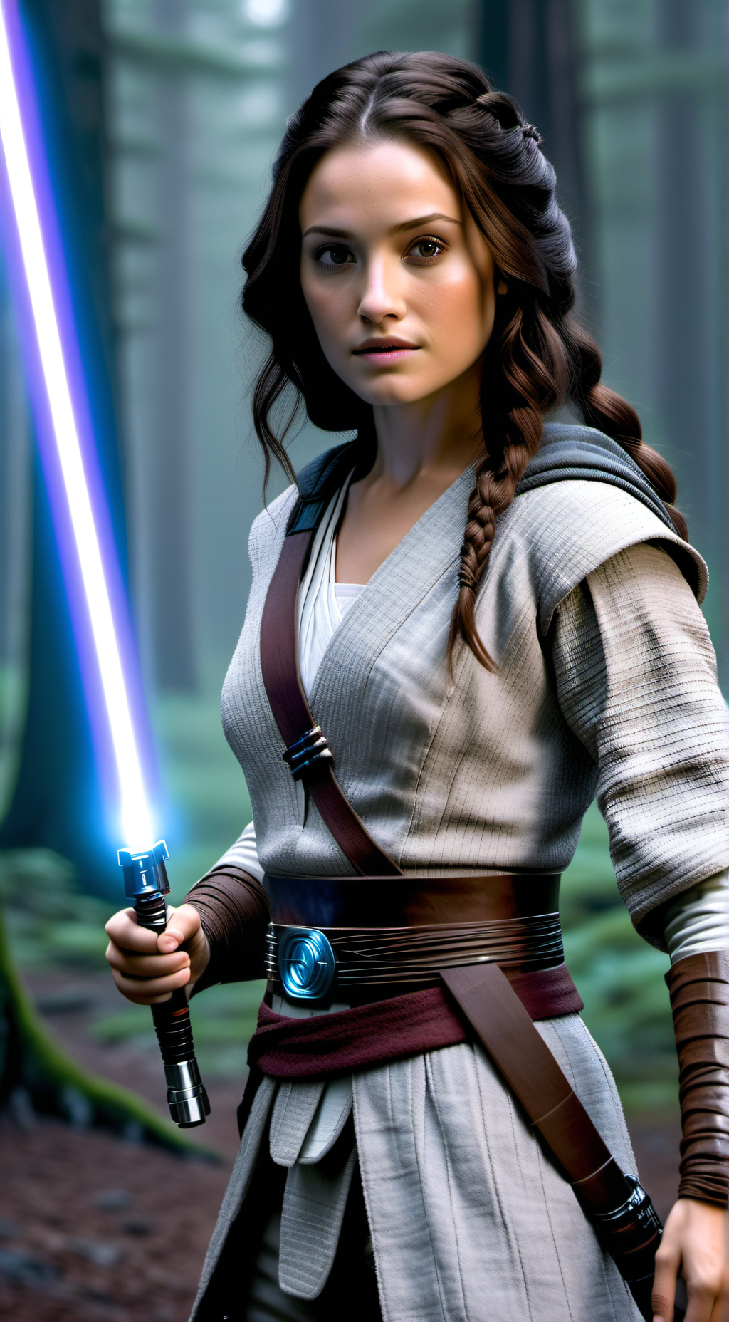 ai character: Jaina Solo background
