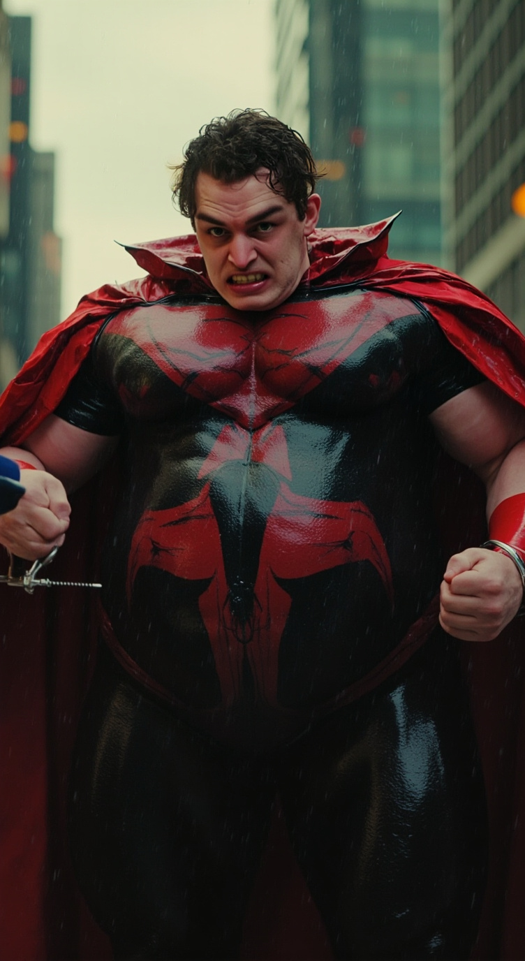 ai character: Ugly Supervillain  background