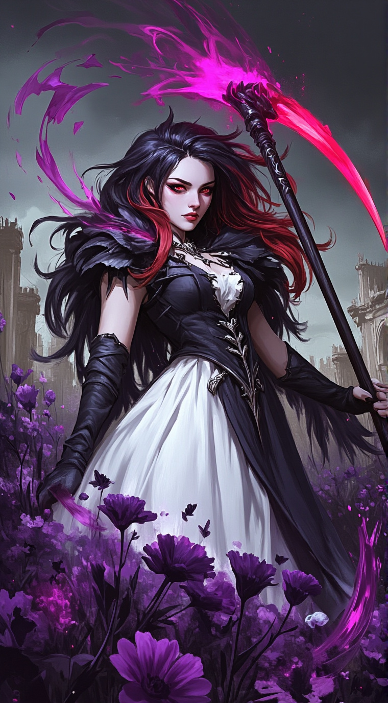 ai character: Diana Crimson background