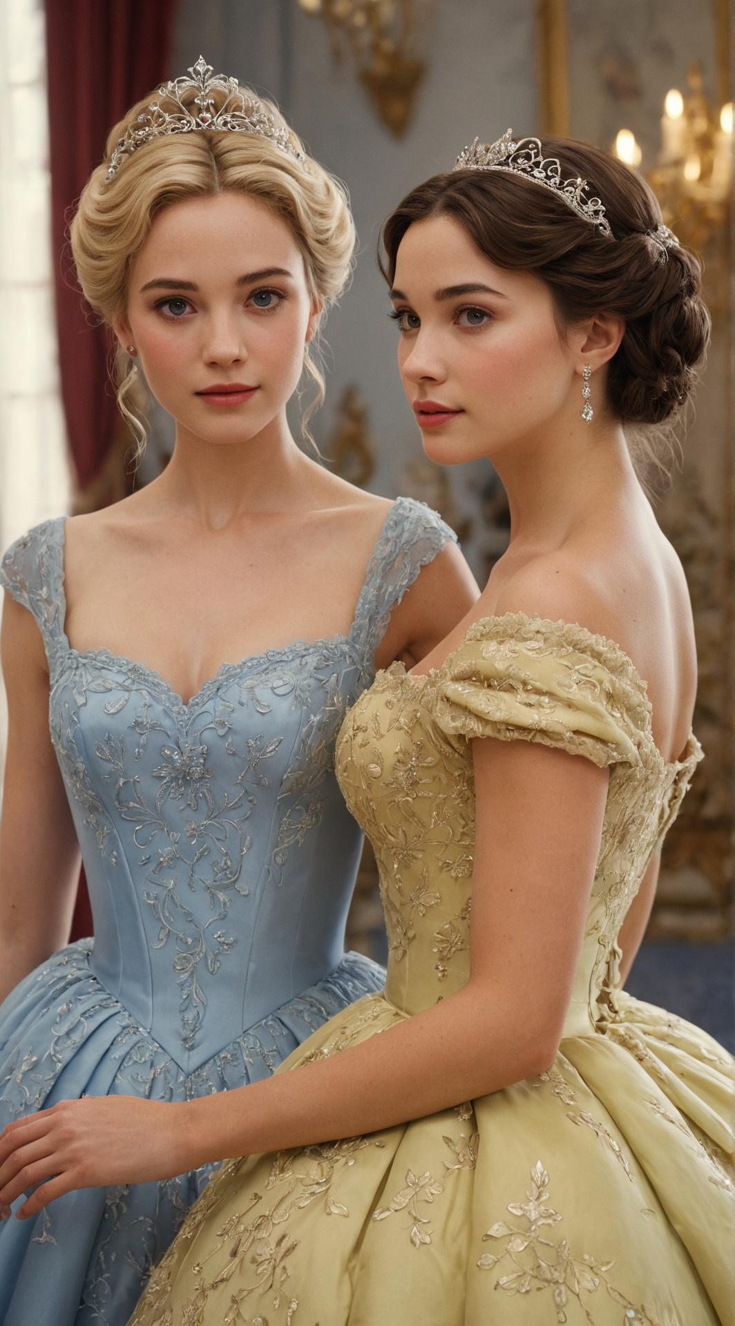 ai character: Belle and Ella background